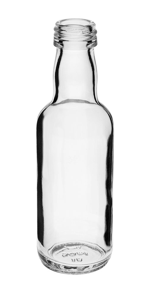 Bouteille de vodka 050ml 20ROPP verre clair